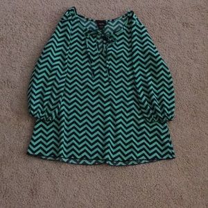 Blouse chevron